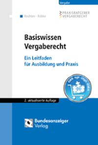 Buchcover "Basiswissen Vergaberecht"