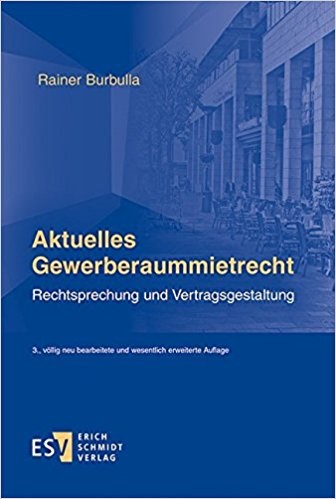 Buchcover "Aktuelles Gewerberaummietrecht"